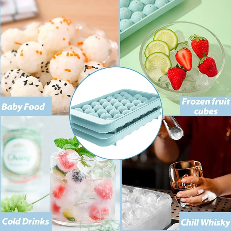 Ice ball maker Round Ice Cube Tray Freezer Chilling Flexible Trays Sphere ice  Cube Mould