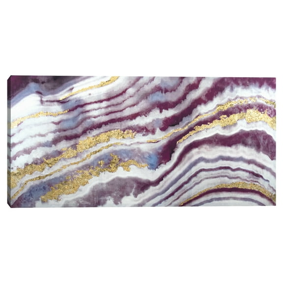 MoDRN Glam Spice Agate with Accent Canvas Art Print, 40" x 30"