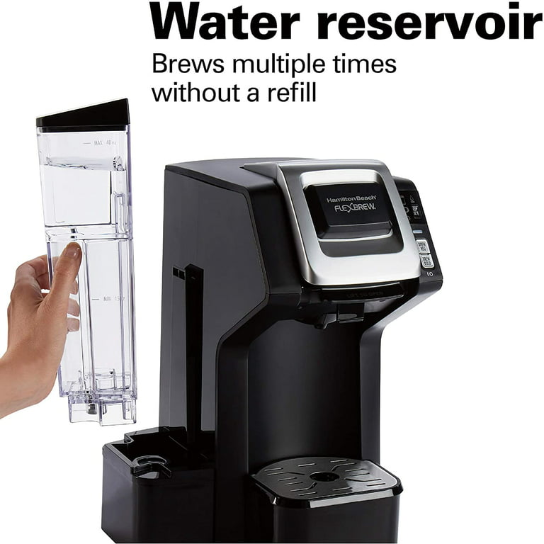 Hamilton Beach 49901 Black FlexBrew Single-Serve Coffee Maker with  Removable Reservoir 