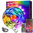 thumbnail image 1 of Tira de luces LED KSIPZE de 20 m con control remoto Bluetooth, 1 of 6
