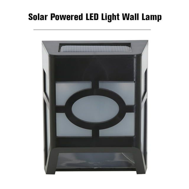 Lámpara de pared de luz LED con energía solar 2 LED Luz de energía solar Sensor de luz Luc Abanopi Lámpara de exterior