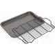 thumbnail image 1 of Juego de 3 bandejas para hornear de primera calidad NeverStick de Foodi, antiadherentes, aptas para horno hasta 500 ⁰F, con bandeja de 9 x 13 pulgadas, bandeja de 10 x 15 pulgadas y bandeja de 11 x, 1 of 7