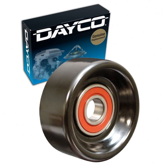 Dayco Smooth Pulley Drive Belt Idler Pulley compatible with Chevrolet Equinox 3.4L V6 2005-2009