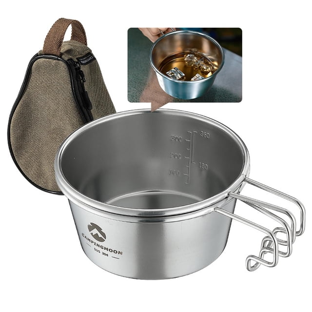 2Pcs Camping Bowls Utensilios de cocina Utensilios para exteriores Viajes 170x122x62mm Sharpla Cuencos al aire libre
