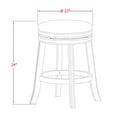 thumbnail image 5 of Home Square 24" Wood Backless Bar Stool in Vegas Gold & Oak - Set of 2, 5 of 5