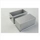 thumbnail image 3 of 2X Molde para Hornear Pasteles Largos Antiadherente Molde para Pasteles CorazóN Que Fluye Molde para Pan Cuadrado AleacióN Aluminio con Herramientas para Pasteles de Tubo Central, 3 of 5