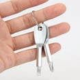 thumbnail image 2 of 2pcs Mini Outil de Poche Multifonctionnel, Urgence Extérieure Portable avec Porte-Clés, Tournevis de Poche 2 Clés (Argent).60 * 16mm, 2 of 3