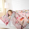 thumbnail image 4 of Homewish Colorful Wild Birds Queen Comforter Set,Pink Sakura Bedding Sets,Cardinal Bird Bedding Comforter Set For Kids,Breathable Home Decor Reversible,3-Piece, 4 of 8