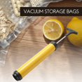 thumbnail image 2 of 1X Mini Vacuum Storage Bags Home Accessories Vacuum Hand Pump (Yellow), 2 of 10