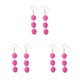thumbnail image 4 of Jumpingount 1 par de pendientes de gancho trenzado, pendientes de oreja, joyería de aniversario, accesorios de disfraz, regalos personalizados, Type1 NO1, 4 of 6