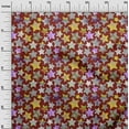 thumbnail image 3 of oneOone Cotton Flex Maroon Fabric Galaxy Sewing Material Print Fabric By The Yard 40 Inch Wide, 3 of 4