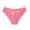 Pink, variant on Lunuaoe Women's Sexy Full Lace Panties, Solid Color Hip Covering Briefs, Sheer Floral Breathable Underwear
