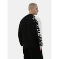 thumbnail image 3 of No Boundaries All Gender Fleece Crewneck Sweatshirt with Long Sleeves, Men's and Big Men’s, 3 of 4
