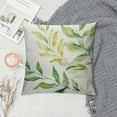 thumbnail image 2 of Creowell  Sage Green Throw Pillows Covers Gold Botanical Leaf Pillow Covers Leaves Fern Modern Pillow Case Watercolor Pillowcase Decor Gifts for Bed Couch Sofa Living Room, 2 of 5