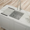 thumbnail image 3 of 17 Inch Undermount Sink - 17"x19"x10" 16 Gauge Single Bowl Kitchen Sink 10 Inch Deep Bar/Prep Sink Basin, 3 of 10