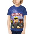 thumbnail image 1 of Roblox T-shirt de Jeu pour Garçons à Manches Courtes Imprimé 3D pour Enfants, 1 of 6