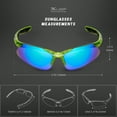 thumbnail image 6 of Kids Sports Sunglasses for Boys Girls Age 3-10 Baseball Softball Cycling Children Sun Glasses UV400, 6 of 7
