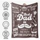 thumbnail image 3 of LHSHID Gifts for Dad Father's Day Dad Birthday Gifts Dad Gifts from Daughter Best Dad Gifts Ideas Gifts for Dad Blanket Gifts for Fathers' Day Thanksgiving Day Christmas 30"x40", 3 of 7