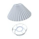 thumbnail image 3 of Pantalla plisada, cubierta para ventilador de techo, cubierta de tela nórdica para lámpara colgante de techo, reemplazo para sala de estar y, 3 of 8
