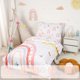 thumbnail image 3 of Juego de ropa de cama para niños pequeños CARUILI Boho Rainbow Girls, 4 piezas, 3 of 7