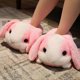 thumbnail image 3 of Rabbit/hamster/dog Shaped Plush Slippers Creative Wrapping Fuzzy Warm Lined Winter Drag Shoes For, 3 of 4