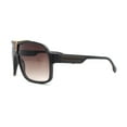 thumbnail image 3 of Mens Luxury Oversized Large Mogul Racer Plastic Fashion Sunglasses All Brown, 3 of 4