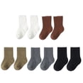thumbnail image 3 of GYRATEDREAM Toddler Boys Girls Warm Crew Length Socks Winter Warm Thick Cotton Socks 5 Pack, 3 of 9