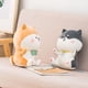 thumbnail image 4 of Peluches de animales de peluche para niños, muñecos de peluche suaves de Shiba Inu y perro Corgi gris, dibujos animados Kawaii, 4 of 5