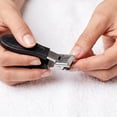 thumbnail image 6 of Nail Clipper, Anti Splash Thick Toenail Cutter Slanted Edge Dead Skin Remover Cuticle Trimmer Heavy Duty Manicure Pedicure Tool Stainless Steel Grooming Instrument Black, 6 of 6
