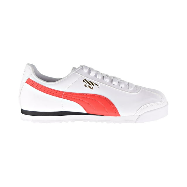 Puma Roma Basic+ Men's Shoes Puma White-High Risk Red 369571-11