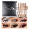 thumbnail image 1 of ZZwxWA Today Discount Eyeshadow Stick 6 PCS Multi-Color Eyeshadow Pen Set Creamy Long-Lasting Eye Makeup Kit Natural Shades R Stick Gifts, 1 of 4