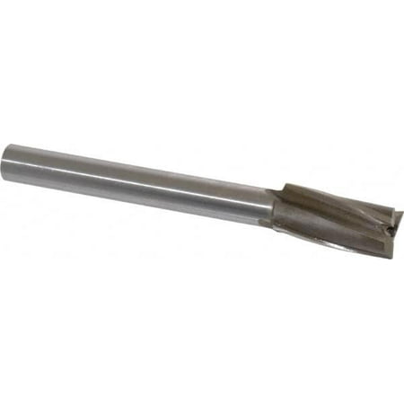 

Value Collection 23/32 Diam 1/2 Shank Diam 3 Flutes Straight Shank Interchangeable Pilot Counterbore