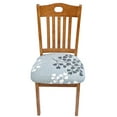 thumbnail image 6 of kjfeif Detachable and Washable Dust-Proof Soft Cushion Chair Cover, Stretch Printed Dining Chair Chair Cover,Width 14''-19''and Depth 14''-19''and Thickness 1.5''-3'', 6 of 7