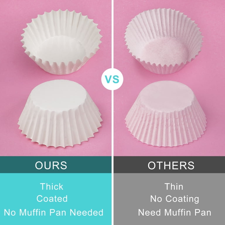 LotFancy Grease-Resistant Cupcake Liners, 200-Pack photo 8