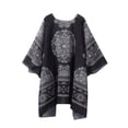 thumbnail image 3 of Nouveaux Hauts d'Été pour Femmes 2023 Grande Taille Mode Col Rond Manches Longues Imprimé Blouses Décontractées pour Sorties Chemise à Manches Longues pour Femmes, 3 of 7