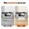 thumbnail image 6 of Cat Litter Box Ramp Mat with Filter, Cat Stairs for Self Cleaning Litter Box, Easy to Clean Non Slip Pedal, Ideal for Kittens Senior Cats, White, 6 of 6