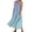AA-Light Blue258, variant on Women's Sleeveless Midi Dress Pocket Crew Neck Summer Travel Tank Gown