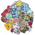 thumbnail image 2 of Pack of 60 Stylish Embroidered Iron On and Sew On Patches for Jackets Hats Backpacks Jeans - Random Assortment, 2 of 5