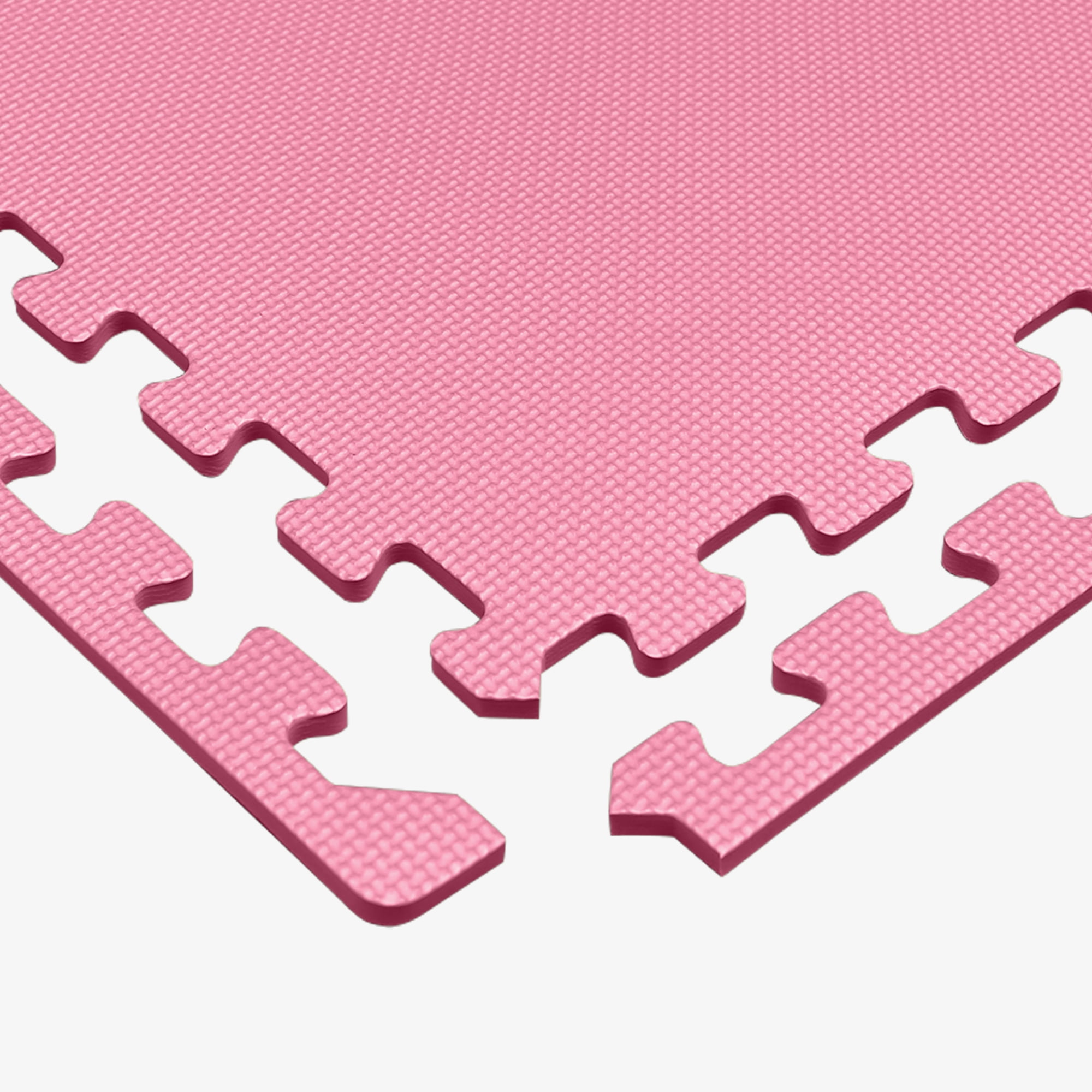 We Sell Mats 3/8 Inch Thick Multipurpose Exercise Floor Mat with EVA Foam, Interlocking Tiles, Anti-Fatigue for Home, or Gym, 24 in x 24