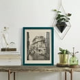 thumbnail image 5 of Vintage Views of Venice VI - Framed Print w/glass - Ocean Blue, 5 of 7