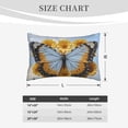 thumbnail image 4 of Daiia Vibrant Butterfly And Sunflowers Bedding Waterproof Pillow Protector Zippered Queen – Bed Bug Proof Pillow Encasement-16"x24", 4 of 6