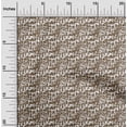 thumbnail image 2 of oneOone Cotton Flex Brown Fabric Abstracts Craft Projects Decor Fabric Printed By The Yard 40 Inch Wide, 2 of 5