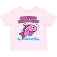 thumbnail image 3 of Inktastic Grandpa's Fishing Buddy (pink) Girls Toddler T-Shirt, 3 of 5
