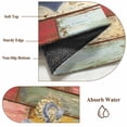 thumbnail image 6 of Nautical Anchor 2'x6' Runner Rugs for Hallway Kitchen Bedside Non Slip Washable, Country Vintage Colorful Wooden Plank Entryway Rug Runners with Rubber Backing, Long Carpet Runner for Laundry Room, 6 of 8