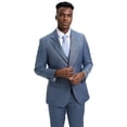 thumbnail image 3 of A. Smith Clothiers Hybrid Fit 3-Piece Men’s Suit Jacket and Pant Set, 3 of 3