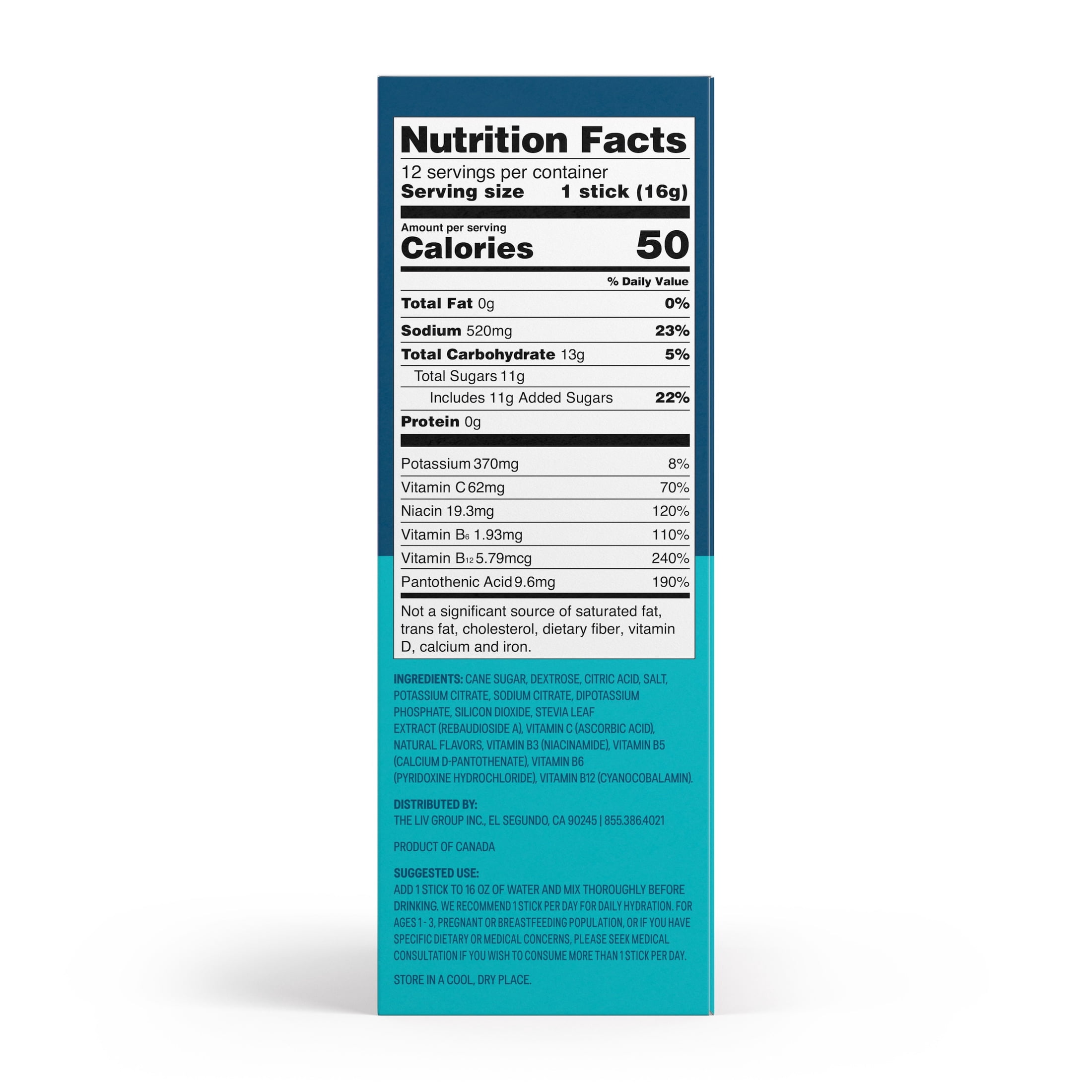 Liquid I.V.® Passion Fruit Hydration Multiplier® Powdered Electrolyte Drink Mix, 12 Count Packets