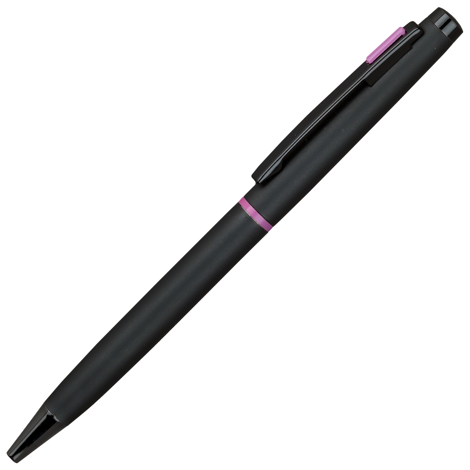 4G Ball Pen - Matt Black with Purple Accents with Single Gift Box Rosewood