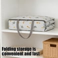 thumbnail image 4 of Heavy Duty Storage With Reinforced Handles Extra Large Storage Bags For Clothes Tote Bag Thickened Double Zipper For Space Saving Travel, 4 of 6