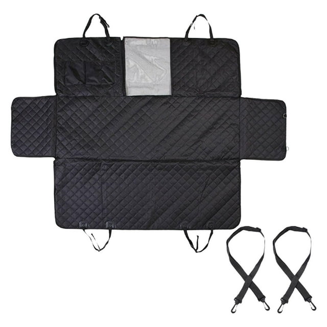 Funda para asiento de coche para perro Zulema 54.0 x 58.0 in Negro