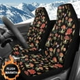 thumbnail image 2 of Uorisanigo Car Seat Covers Soft Car Cushion Covers 2 Front Seats Premium Aesthetics Mushroom Automotive Vehicle Seat Cover for Cars Interior, Universal Fit for Cars, Sedans, Trucks, SUVs, 2 of 7